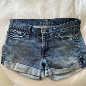 7 For All Mankind denim shorts